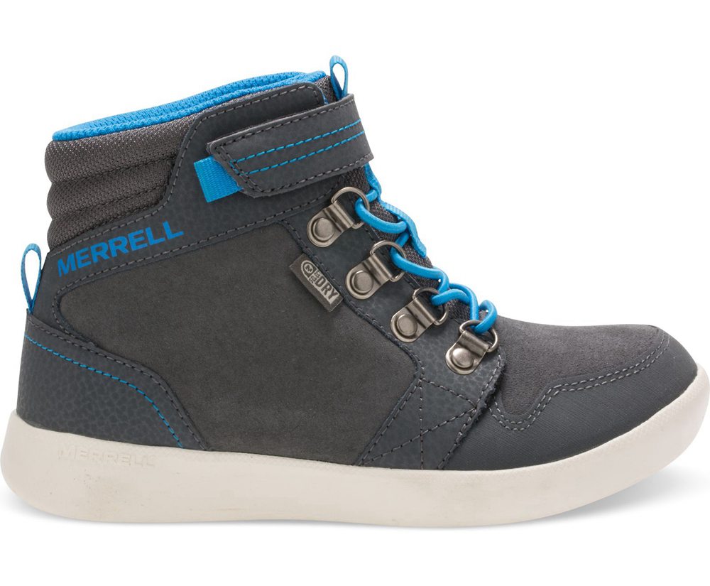 Merrell Boots Grey - Freewheel Mid - Kids 59FOZGRKX